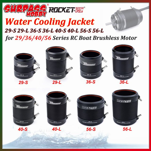 Surpass Hobby Rocket Wasserkühlungsjacke, Zubehör, Schwarz - Bild 1