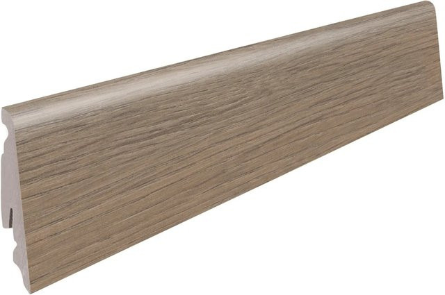 Haro Sockelleiste Corona in Graphiteiche-Sarnia-Eiche, Farbe Grau-Braun, H x B x T: 58 x 19 x 2200 mm - Bild 1