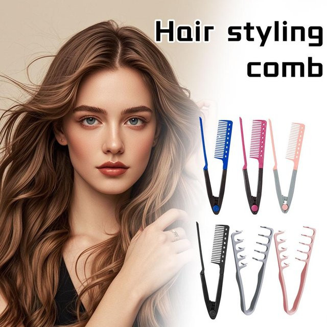 V-förmiger Glättkamm Haarglätter, Unisex - Bild 1