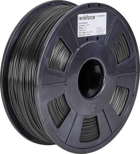 Renkforce RF-4511228 PLA Pro Filament 2,85 mm Schwarz 1000 g - Bild 1