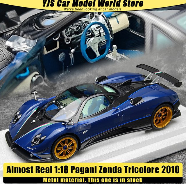 Almost Real Pagani Zonda Tricolore, Automodell, 1:18, Blau, Metall - Bild 1