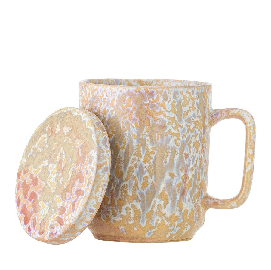 Bloomingville Becher aus Keramik in der Farbe Natur Yuma - Bild 1