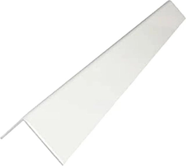 Schlögel Aluminium-Winkel 90 Grad in Verkehrsweiß RAL 9016, Länge: 1000 mm, B/T: 40 x 40 mm, Materialstärke: 2 mm - Bild 1