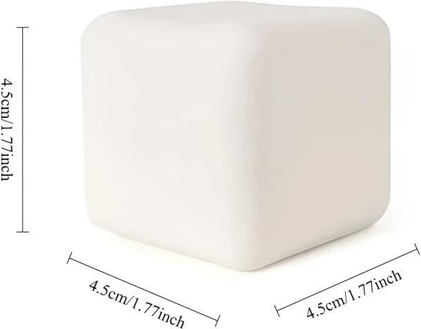 Topmix Squishy Milchweiß Tofu Quetschspielzeug, Fidget Spielzeug - Bild 1