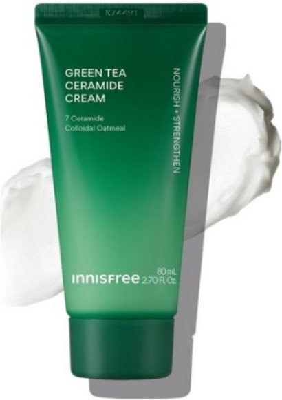 Innisfree Grüntee-Ceramid-Creme, 80 ml, für trockene Haut - Bild 1