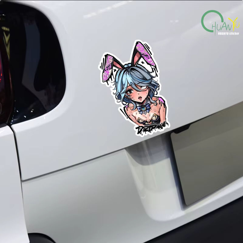 Chibi Genshin Impact Furina Graffiti Wandaufkleber für Laptop und Schlafzimmer, mehrfarbig - Bild 2