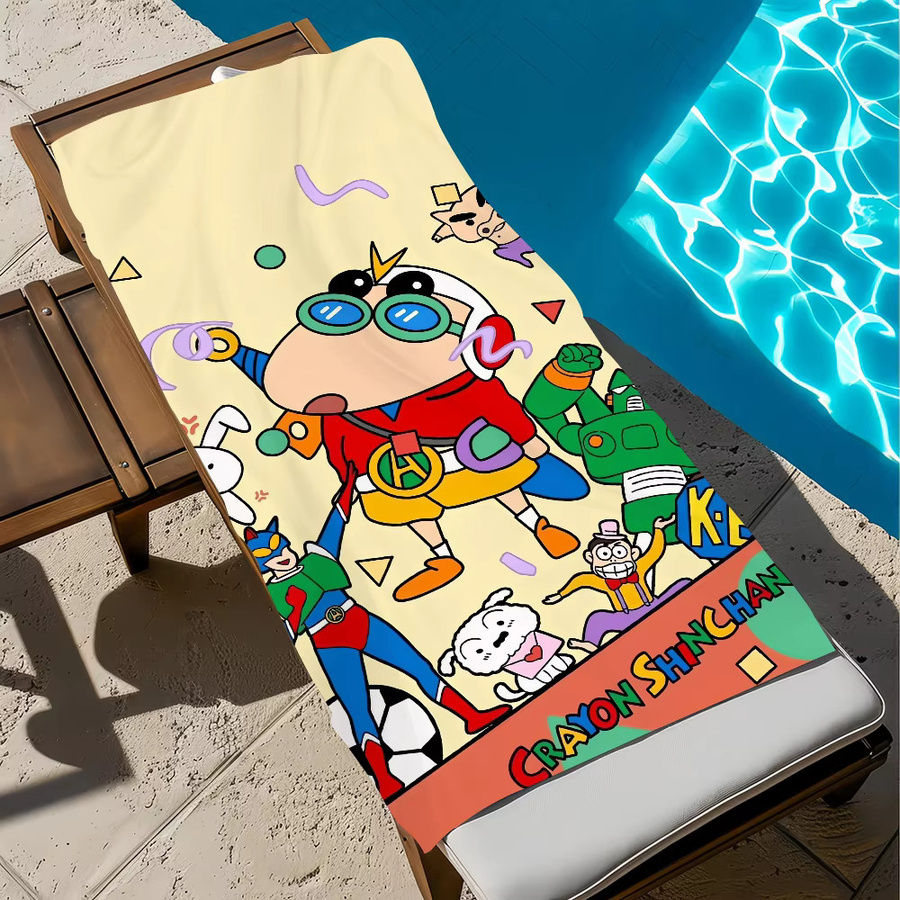 Crayon Shin-chan Anime Handtuch, schnell trocknend und weich, mehrfarbig - Bild 5
