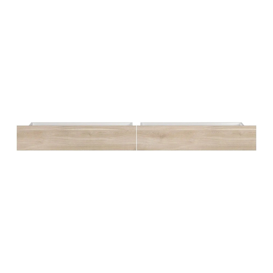 Vente-unique Bettrahmen Tenalia Modern in Natur und Beige mit 199 cm Breite - Bild 2
