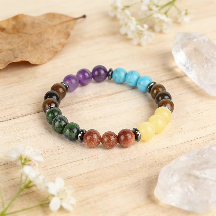 Noter Armband, bunte Perlen, Unisex - Bild 3
