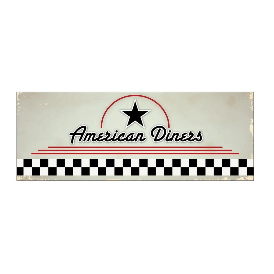 MySpotti Küchenrückwand Profix Cucina American Diners in Mehrfarbig, B/H: 160 x 60 cm - Bild 2