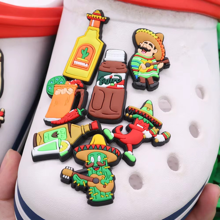 Happye&TiTi Charms, Zitrone, Taco, Mexiko, Pfeffer, Nacho, Unisex - Bild 5