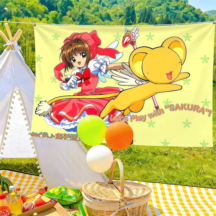 Warner Bros. Cardcaptor Sakura Anime Wandbanner Dekoration, Mehrfarbig, 40 x 40 cm - Bild 3