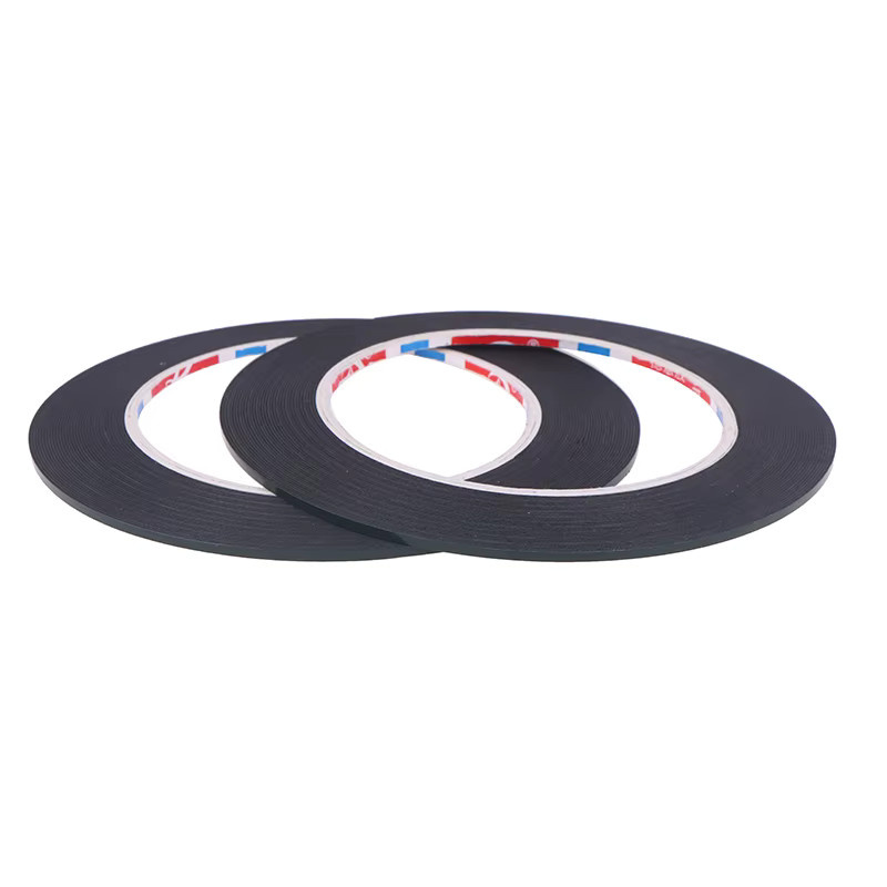 KOQZM Doppelseitiges Schaumstoffband Schwarz, 10 Meter selbstklebend für LCD-Bildschirme und TV-Displays, 2mm Dicke - Bild 2