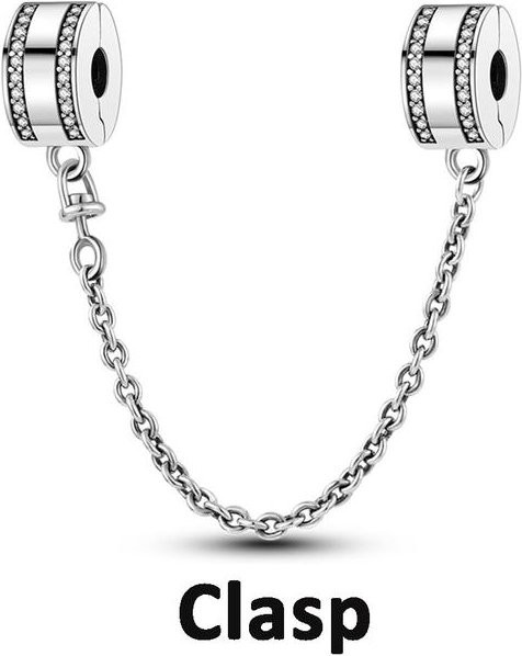 Lily there Spacer Stopper Clip Charms, 925 Silber, Damen - Bild 1