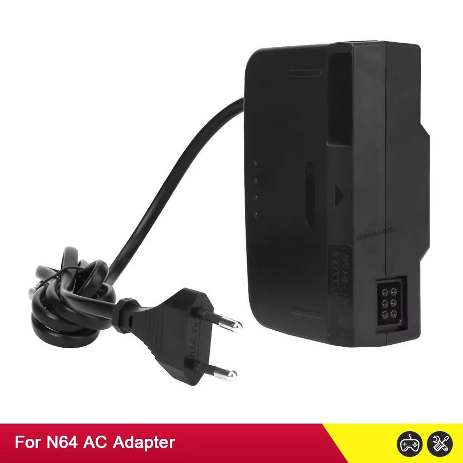 HeroAngel AC/DC-Adapter Netzteil für N64 Spielkonsole in Schwarz - Bild 3