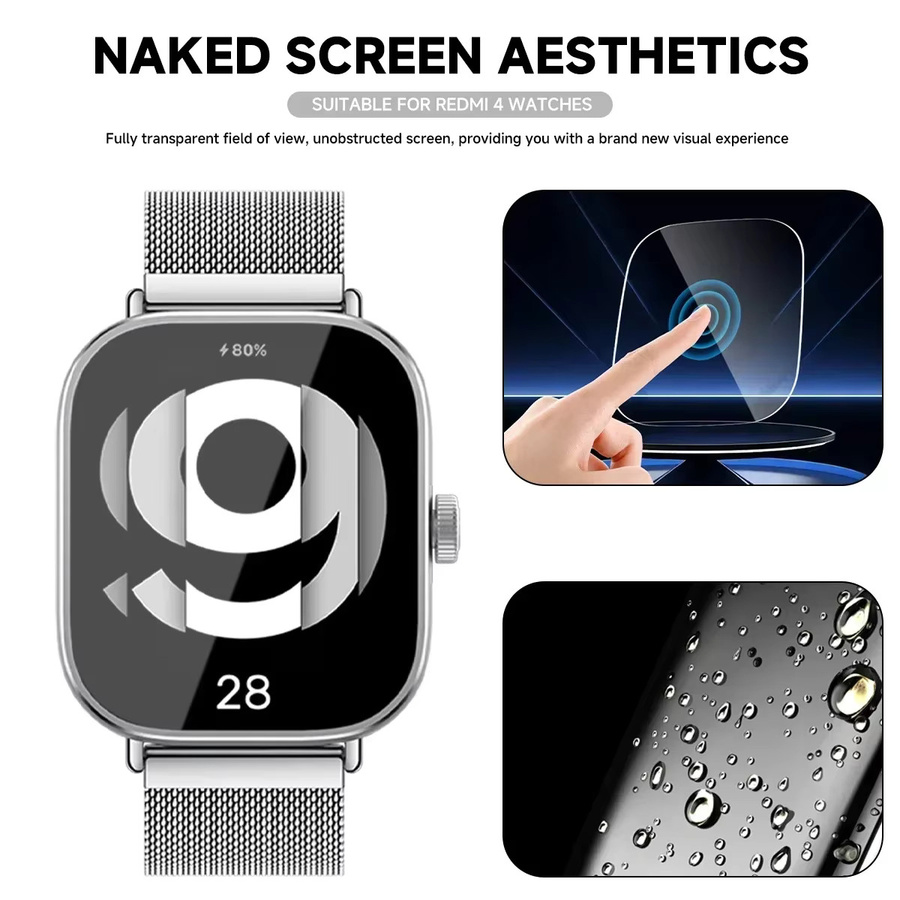 Xiaomi Displayschutzfolie Hydrogel, Redmi Watch 5 3 Active Lite, transparent - Bild 1