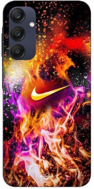 Maniacase Handyhülle für Samsung Galaxy A25 mit buntem Nike-Design in Multicolour - Bild 1