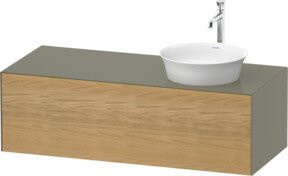 Duravit Waschtischunterschrank White Tulip in Weiß, Wandmontage, B/T/H: 130 x 55 x 40,8 cm - Bild 1