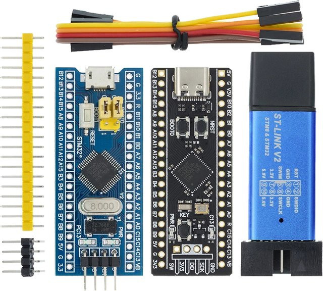 ST-Link V2 Mini Programmierer und Simulator für STM8 und STM32 mit Abdeckung - Bild 1