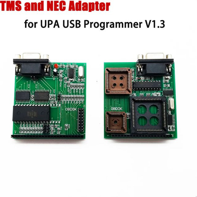 TMS und NEC Adapter Chip V1.3 Eeprom Board für UPA USB Programmierer, grüner USB-C Adapter für Auto ECU Chip Tools Reader - Bild 1