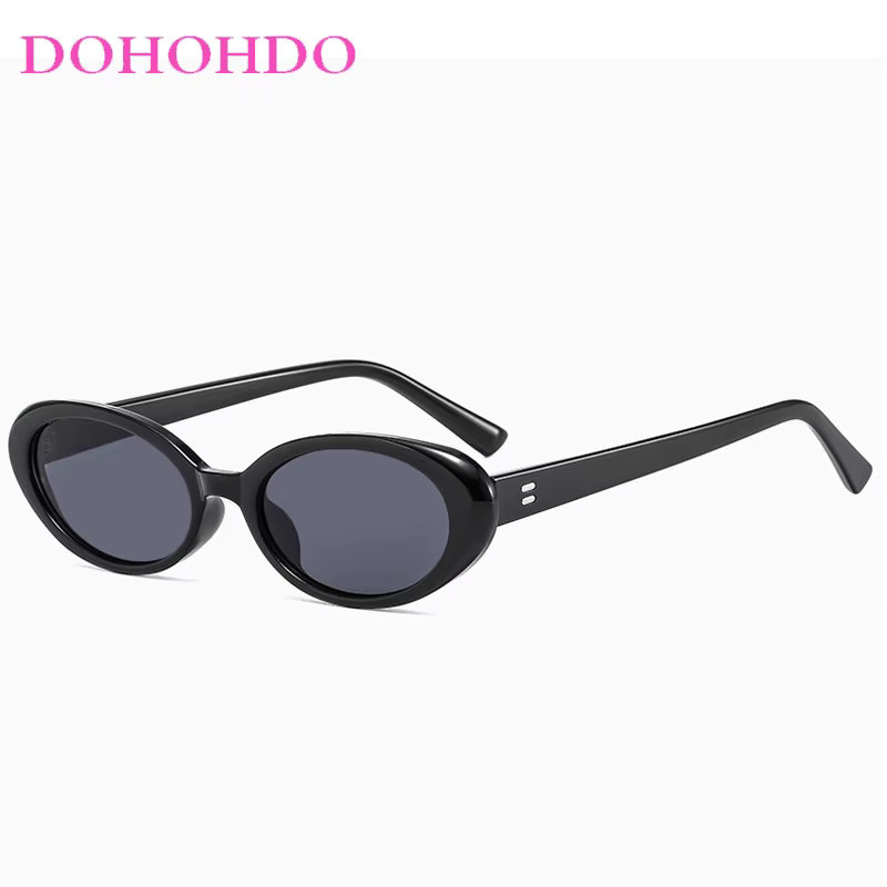 DOHOHDO Sonnenbrille, oval, Unisex, Vollrand, Kunststoff, schwarz - Bild 3