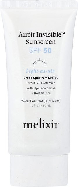 Melixir AirFit Invisible Sonnenschutz, LSF 50, 50 ml - Bild 1