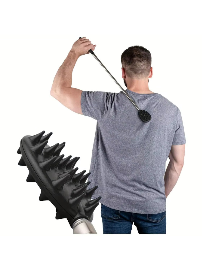 FUBEICHLY Kaktus-Design Rückenkratzer, Teleskopisch, Unisex - Bild 7
