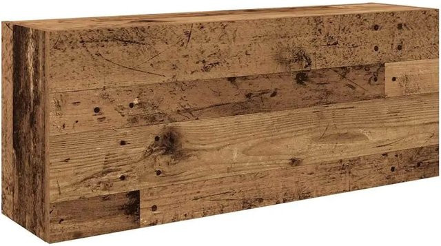 vidaXL Bad-Wandschrank in Altholz-Optik, braun, B/T/H: 100 x 25 x 40 cm - Bild 1