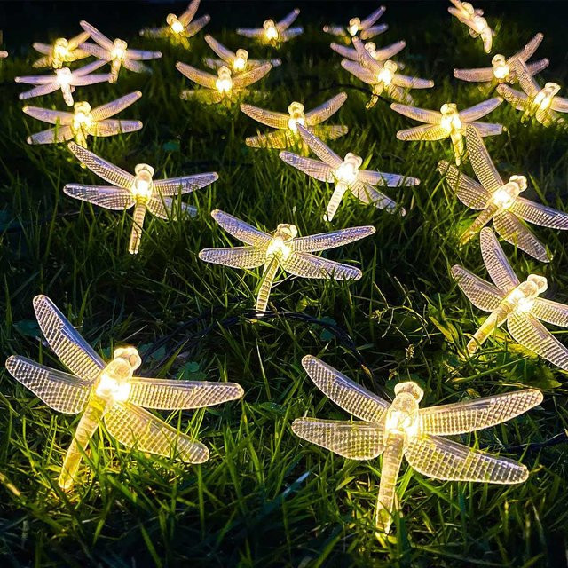 Peach Forest Dekorative LED Lichterkette mit 10 LEDs, warmweiß, transparent, batteriebetrieben, Länge: 1,5 m - Bild 1