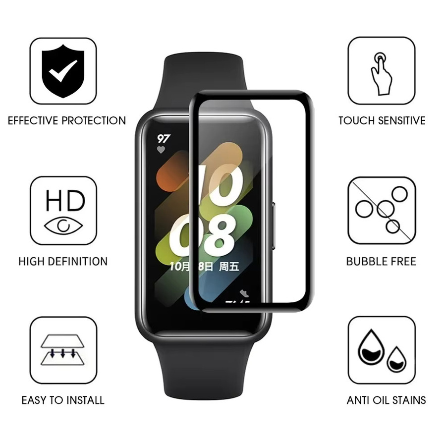 EIMO Displayschutzfolie für Huawei Band 10 9 8 7, transparent - Bild 3