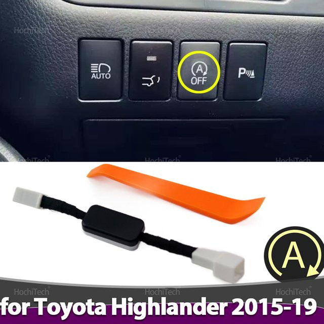 Motor Start Stop System Off Eliminator Sensor Stecker Kabel für Toyota Highlander XU50 in Schwarz - Bild 1