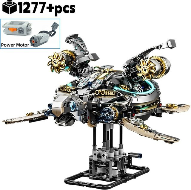 FUNXINEE Mechanische Meeresschildkröten-Bausteine, 1277 Teile - Bild 1