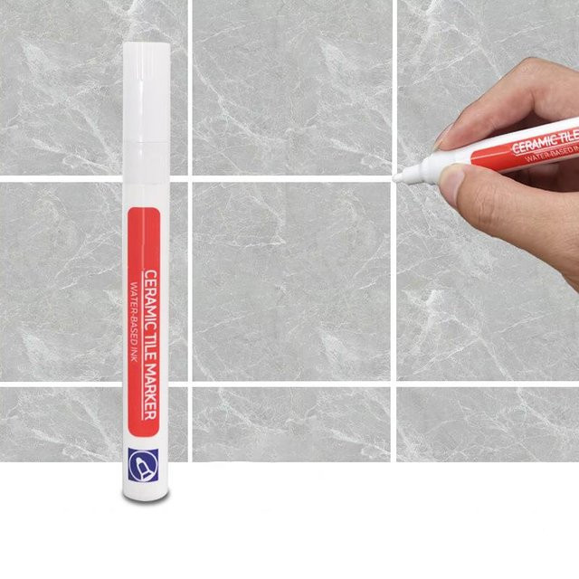Keramik Fliesen Marker Stift zur Nahtreparatur und Dekontamination in Schwarz - Bild 1