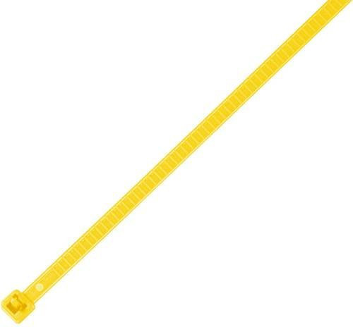 HellermannTyton Kabelbinder LR55R-PA66-YE-Q1 Gelb, lösbar und hitzestabilisiert, 25 Stück - Bild 1