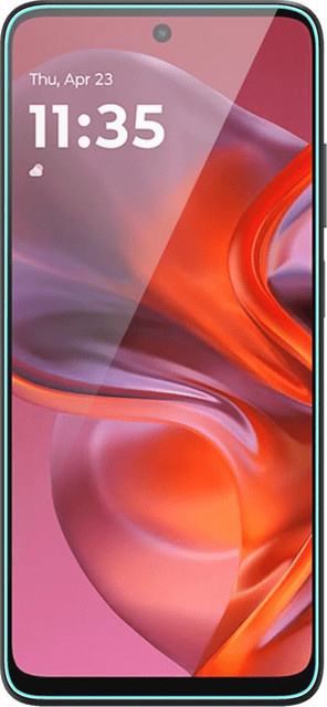 Just In Case Displayschutz aus gehärtetem Glas für Motorola Moto E15, transparent - Bild 1