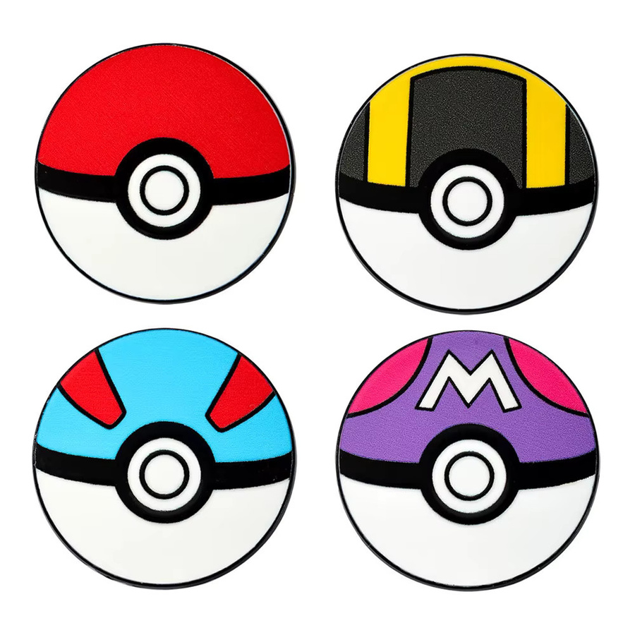 Potdemiel Pokemon Poke Ball Emaille-Pins-Set, 4-teiliges Set - Bild 4