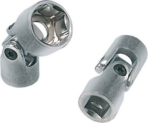 KS Tools 3/8 Zoll Classic Sechskant-Stecknuss mit Gelenk, 15 mm, Silber - Bild 1