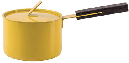 KnIndustrie Saucepan mit Antihaftbeschichtung in Gelb und Weiß - Bild 1