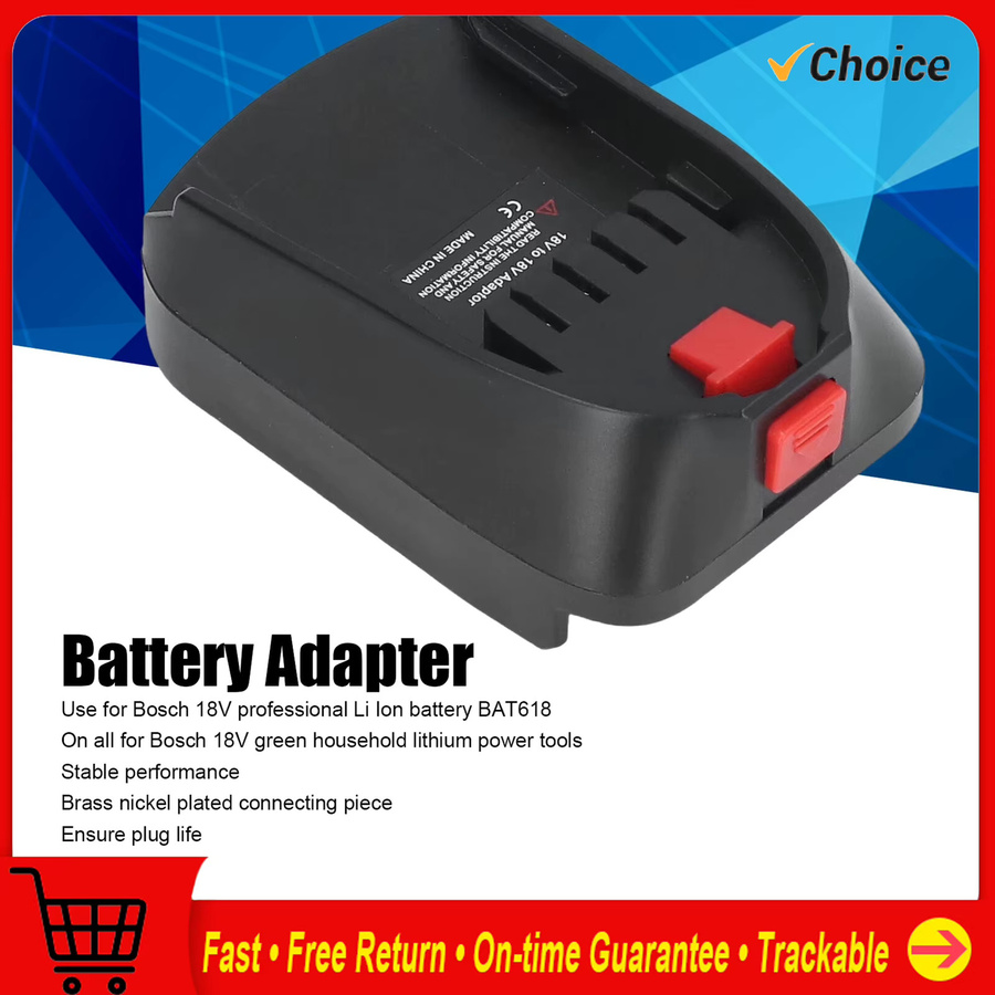 Bosch Akku-Adapter-Konverter für 18 V Li-Ionen-Akkus, Schwarz - Bild 4