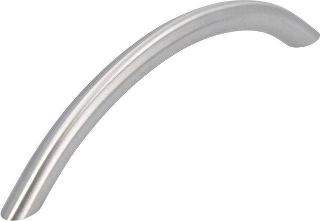 Siro Möbelgriff 903 Bow aus Edelstahl feingeschliffen in Silber mit Lochabstand 128 mm - Bild 1