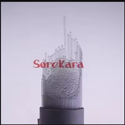 1000 Stück Kapillarrohre aus Glas mit offenen Enden, transparent, Länge: 100 mm, Innendurchmesser: 0,1 bis 0,5 mm - Bild 3