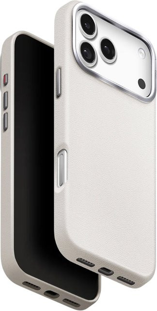 UNIQ Lyden Leatherette Schutzhülle für Apple iPhone 17 Pro in Grau - Bild 1