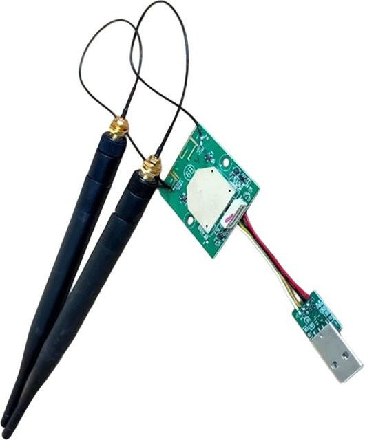 FEDI Hochleistungs RTL8812AU 5G WLAN-Netzwerkkarte für Kali Linux und Raspberry Pi mit USB-A Anschluss zur drahtlosen Bildübertragung - Bild 1