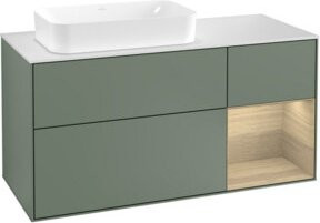 V&B Waschtischunterschrank Finion in Lackoptik, Breite: 120 cm, Tiefe: 50,1 cm, Höhe: 50,1 cm - Bild 1