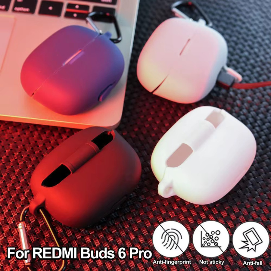 Xiaomi Silikon Schutzhülle für Redmi Buds 6 Pro Bluetooth Kopfhörer in Weiß - Bild 4