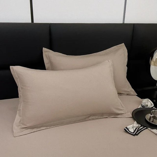 Yiran Furniture Kissenbezug Einfarbig Beige B/H: 48 x 74 cm - Bild 1