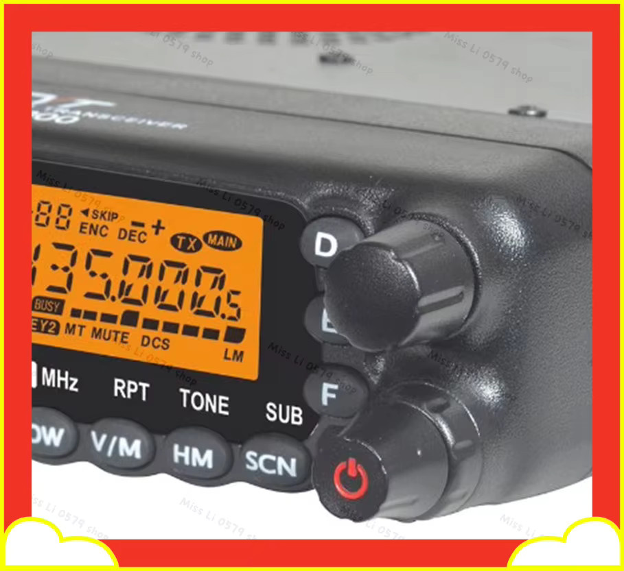 TYT TH-7800 Dualband-Mobilfunkgerät für Fahrzeuge in Schwarz - Bild 3