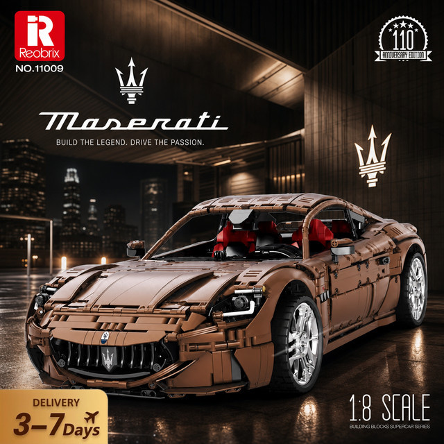 JUHANG Maserati Sportwagen, Bausatz, 5480 Teile - Bild 1
