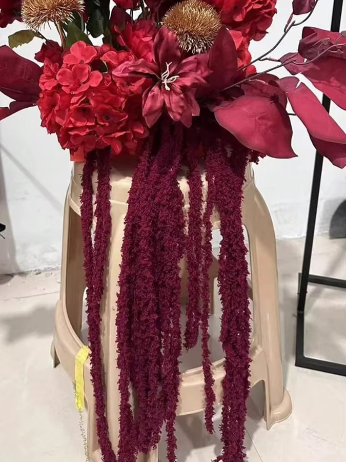 XIAOYINMO Künstliche Seidenpflanzen Ranken in Grün für Hochzeitsbögen und festliche Dekoration - Bild 3