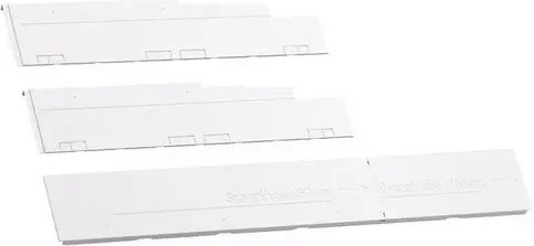Hager ZZ11A Abschottung universZ senkrecht in Weiß, 3-teilig - Bild 1